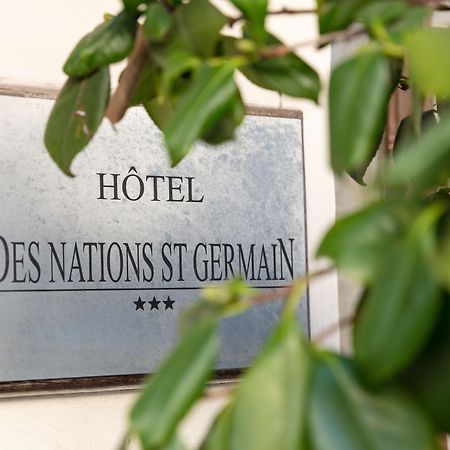 Hotel Des Nations Saint Germain Париж Экстерьер фото